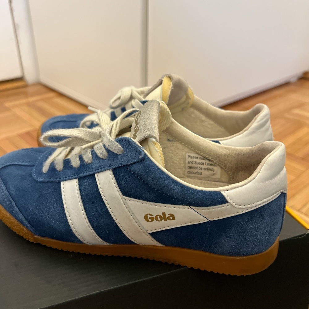 Gola Blue and White Women's Sneakers